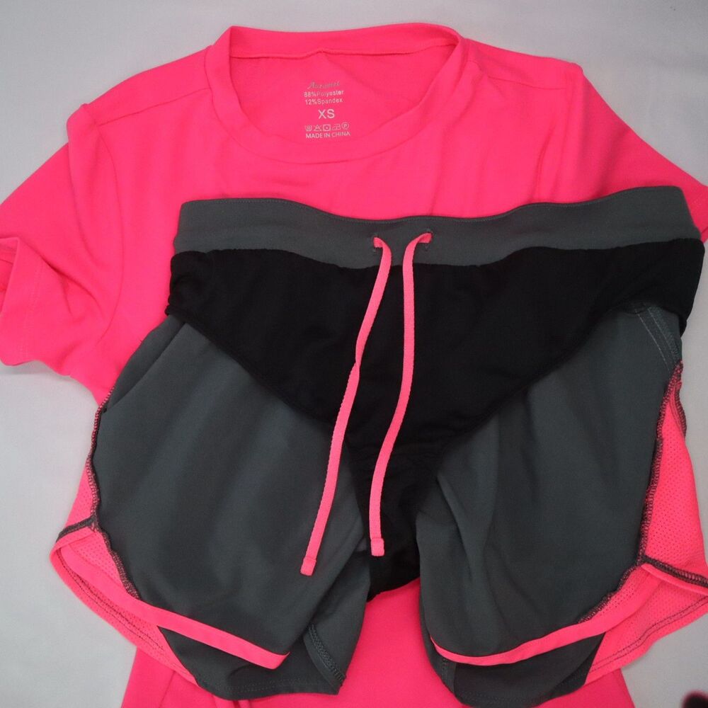 Under Armor Swim Trunks and matching T-shirt girls Size XS (10-12) - Picture 7 of 9